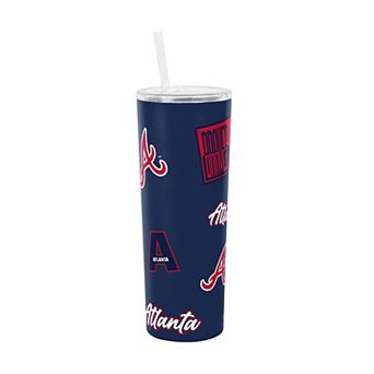 Logo Brands Atlanta Braves 30oz Dreamweave Straw Tumbler