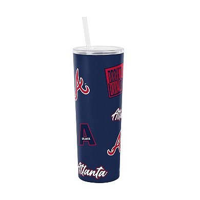 Logo Brands Atlanta Braves 30oz Dreamweave Straw Tumbler
