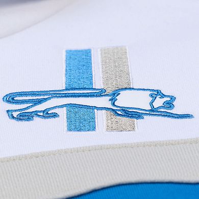 Men's Blue Mitchell & Ness Detroit Lions Head Coach Hoodie