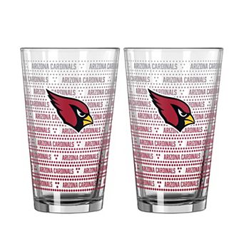 Logo Brands Arizona Cardinals Two-Pack Chant Fade 16oz. Pint Glass Set