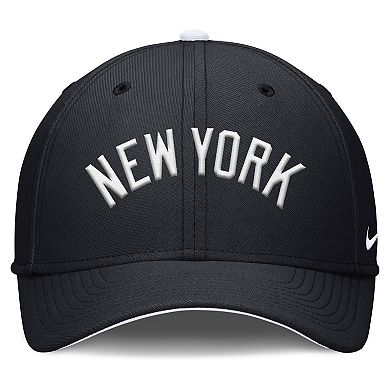 Men's Nike Navy New York Yankees Primetime Rise Dri-FIT Flex Hat