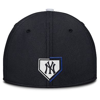 Men's Nike Navy New York Yankees Primetime Rise Dri-FIT Flex Hat