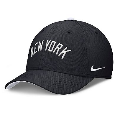 Men's Nike Navy New York Yankees Primetime Rise Dri-FIT Flex Hat