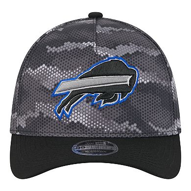 Men's New Era Black Buffalo Bills Camo A-Frame 39THIRTY Flex Hat