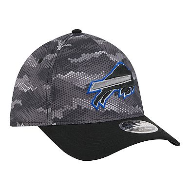 Men's New Era Black Buffalo Bills Camo A-Frame 39THIRTY Flex Hat