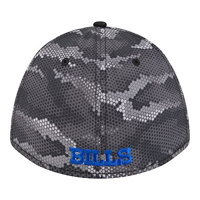 Men's New Era Black Buffalo Bills Camo A-Frame 39THIRTY Flex Hat