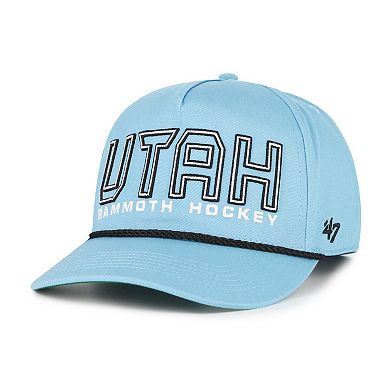 Men's '47 Light Blue Utah Mammoth Byline Hitch Adjustable Hat