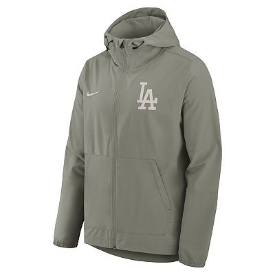Men's Nike Gray Los Angeles Dodgers Unlimited Packable Full-Zip