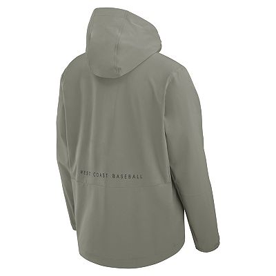 Men's Nike Gray Los Angeles Dodgers Unlimited Packable Full-Zip