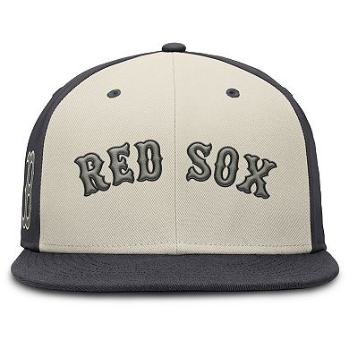 Men's Nike Cream Boston Red Sox Dri-FIT True Fitted Hat
