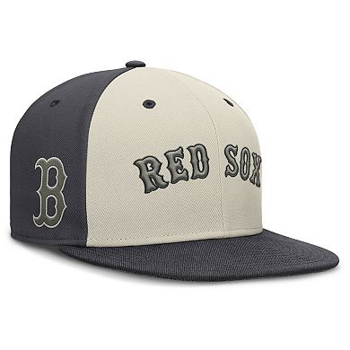 Men's Nike Cream Boston Red Sox Dri-FIT True Fitted Hat