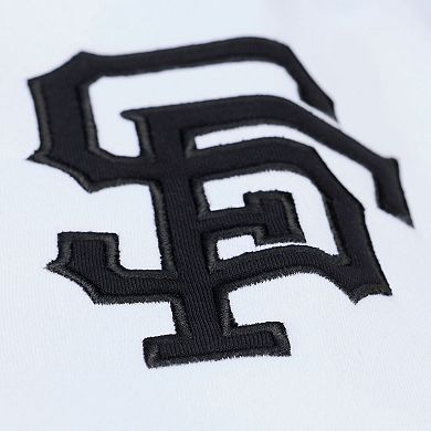 Men's Mitchell & Ness White San Francisco Giants Cooperstown Collection Fleece Hoodie
