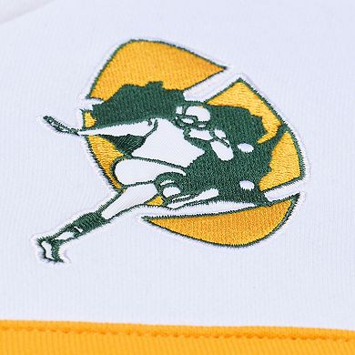 Men's Green Mitchell & Ness Green Bay Packers Head Coach Hoodie