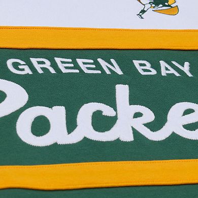 Men's Green Mitchell & Ness Green Bay Packers Head Coach Hoodie