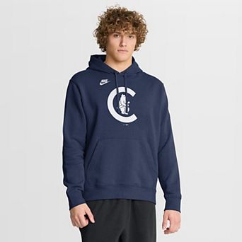 Men's Nike Navy Chicago Cubs Cooperstown Collection Logo Club Hoodie