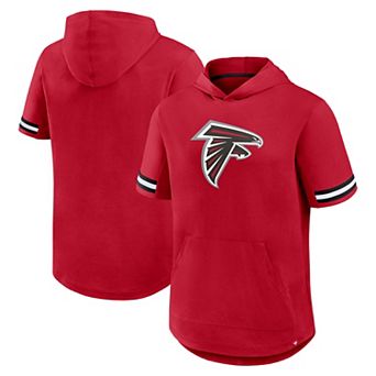Men's Fanatics Red Atlanta Falcons Optimal Play Short Sleeve Hooded T-Shirt