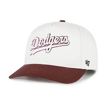 Unisex '47 Stone/Burgundy Los Angeles Dodgers Love Letter Adjustable Hitch Hat