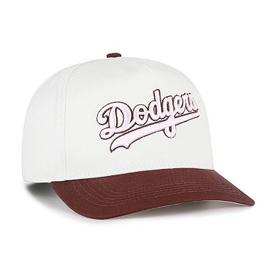 Unisex '47 Stone/Burgundy Los Angeles Dodgers Love Letter Adjustable Hitch Hat