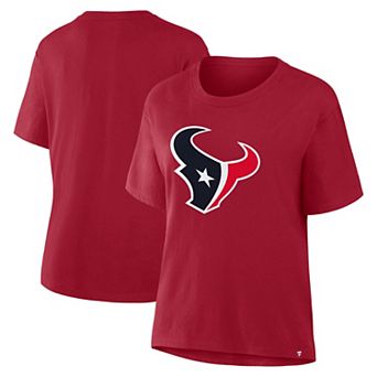 Women's Fanatics Red Houston Texans Essential Legacy T-Shirt