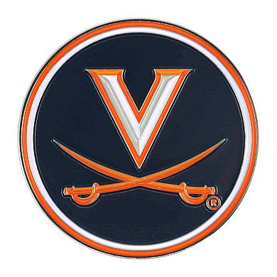 Logo Brands Virginia Cavaliers Embossed Color Auto Emblem