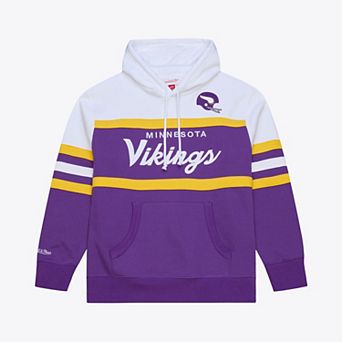Men's Mitchell & Ness Purple Minnesota Vikings Head Coach Hoodie