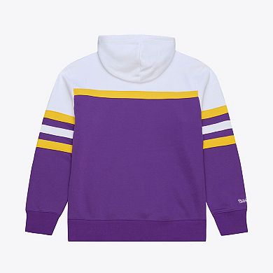 Men's Purple Mitchell & Ness Minnesota Vikings Head Coach Hoodie