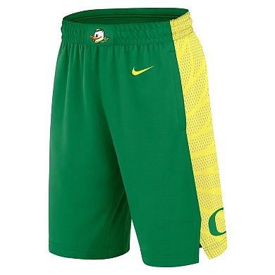 Men's Nike Green Oregon Ducks Road Replica Basketball Shorts