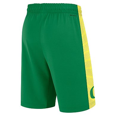 Men's Nike Green Oregon Ducks Road Replica Basketball Shorts