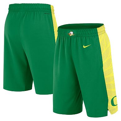 Men's Nike Green Oregon Ducks Road Replica Basketball Shorts