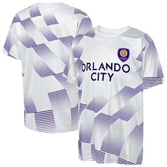 Youth Outerstuff White Orlando City SC Sheer Thrill T-Shirt