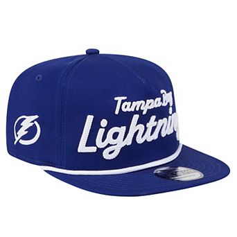 Men's New Era Blue Tampa Bay Lightning Team Text Golfer Adjustable Hat
