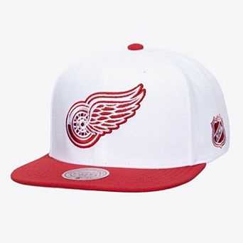 Men's Mitchell & Ness White Detroit Red Wings Legendary Home Snapback Hat