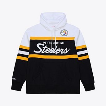 Men's Mitchell & Ness Black Pittsburgh Steelers Head Coach Hoodie