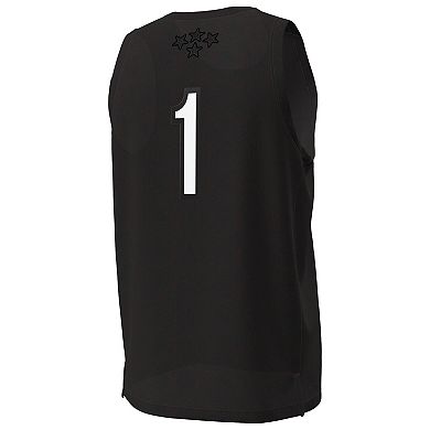 Women's Under Armour Black South Carolina Gamecocks #1 Replica Basketball Jersey