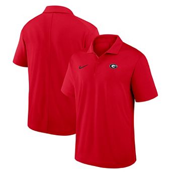 Men's Nike Red Georgia Bulldogs Primetime Victory Plus Dri-FIT Polo
