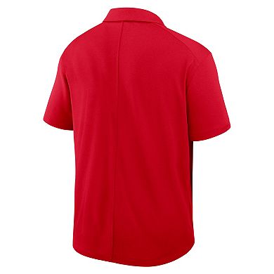 Men's Nike Red Georgia Bulldogs Primetime Victory Plus Dri-FIT Polo