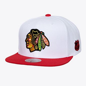 Men's Mitchell & Ness White Chicago Blackhawks Legendary Home Snapback Hat