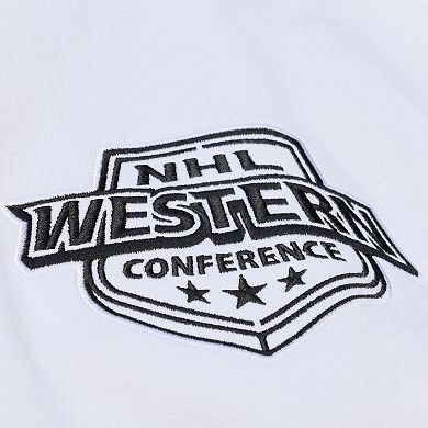 Men's Mitchell & Ness White Minnesota Wild Arctic Fleece Hoodie