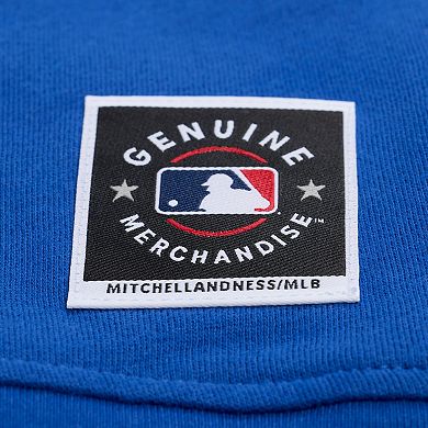 Women's Mitchell & Ness Royal Los Angeles Dodgers Script Sweatshirt