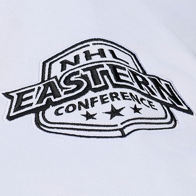 Men's Mitchell & Ness White Boston Bruins Arctic Fleece Hoodie