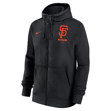 Men's Nike Black San Francisco Giants Primetime Lockup Full-Zip Hoodie