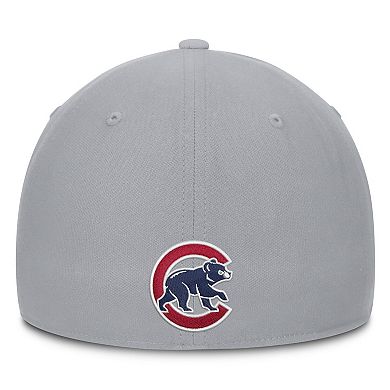 Men's Nike Gray Chicago Cubs Primetime Dri-FIT Rise Bozz Flex Hat