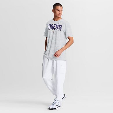 Men's Nike White LSU Tigers Dugout Velocity Dri-FIT T-Shirt