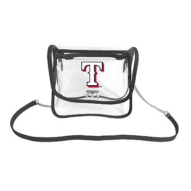 Logo Brands Texas Rangers Sideline Clear Purse