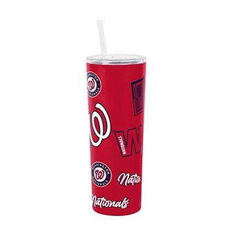 Logo Brands Washington Nationals 30oz Dreamweave Straw Tumbler