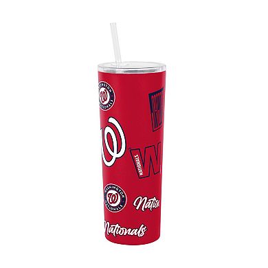 Logo Brands Washington Nationals 30oz Dreamweave Straw Tumbler