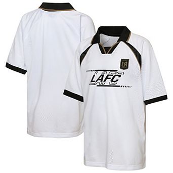 Youth Outerstuff White LAFC Mesh Raglan T-Shirt
