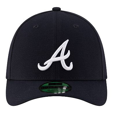 Men's New Era Navy Atlanta Braves Player Replica 39THIRTY M-Crown Flex Hat