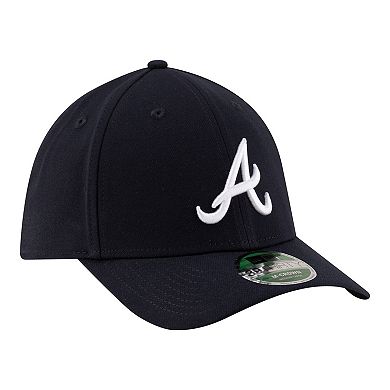 Men's New Era Navy Atlanta Braves Player Replica 39THIRTY M-Crown Flex Hat
