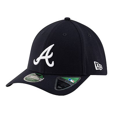 Men's New Era Navy Atlanta Braves Player Replica 39THIRTY M-Crown Flex Hat